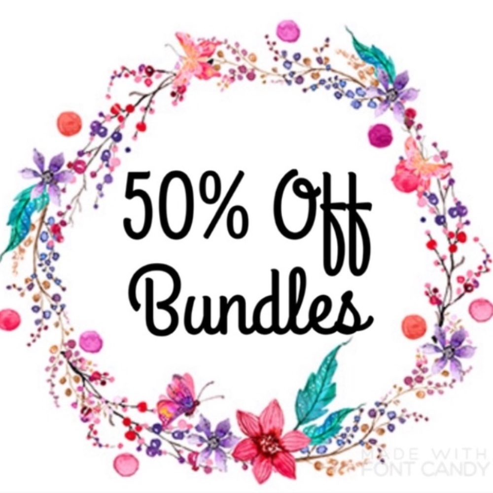 EVERYTHING MUST GO SALE! 50% off bundles over $30